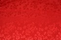 Satin Jacquard rouge