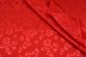 Satin Jacquard rouge