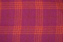 Tartan rose orangé