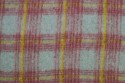 Lainage Tartan gris bordeaux