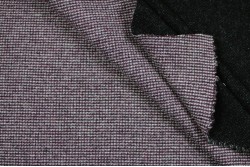 Tricot gris bordeaux