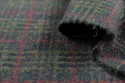 Lainage tartan kaki